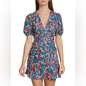 Staud Milla Printed Mini Dress size 2